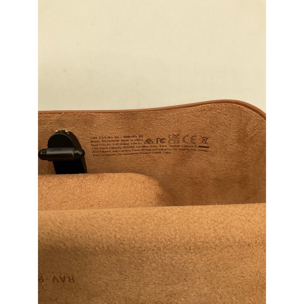 Pre-Owned Ray-Ban Meta Smart Glasses Charging Case- Brown - Picture 5 of 7